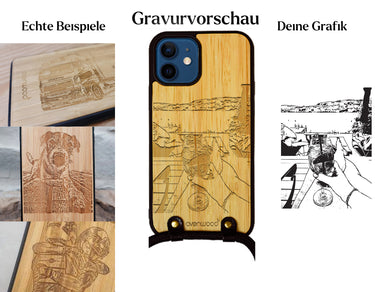 INDIVIDUELL iPhone 12 Hülle zum Umhängen